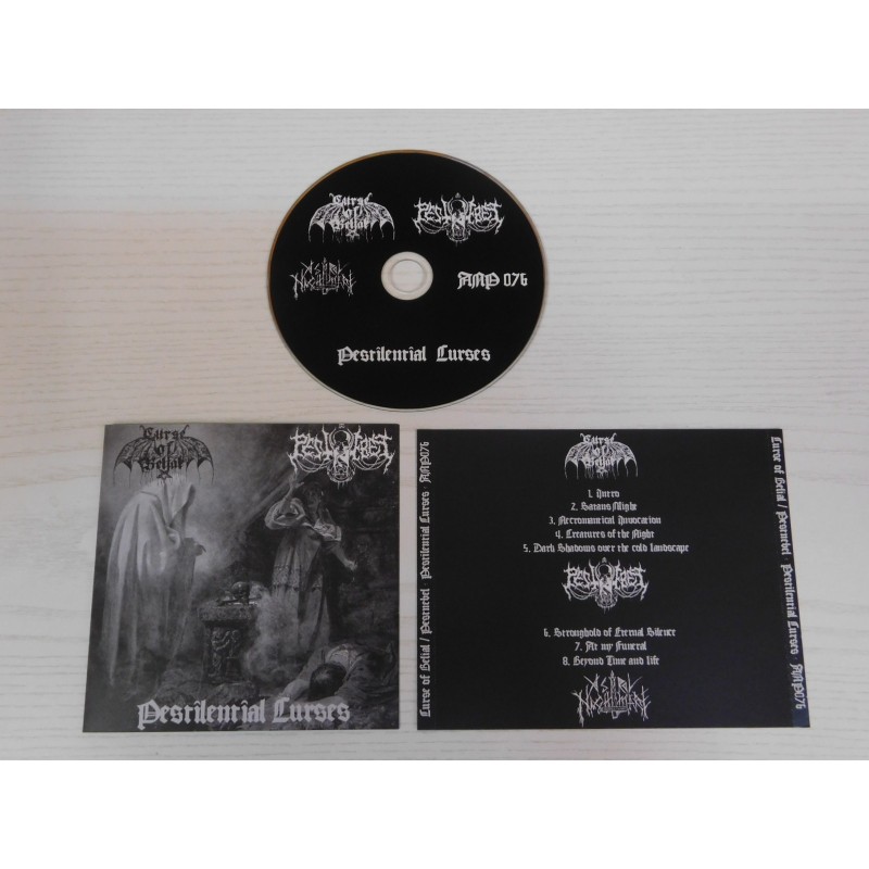 Curse Of Belial / Pestnebel - Pestilential Curses Split CD