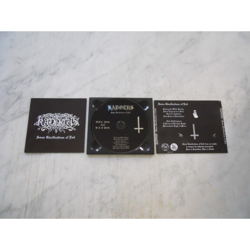 Kadotus - Seven Glorifications Of Evil CD