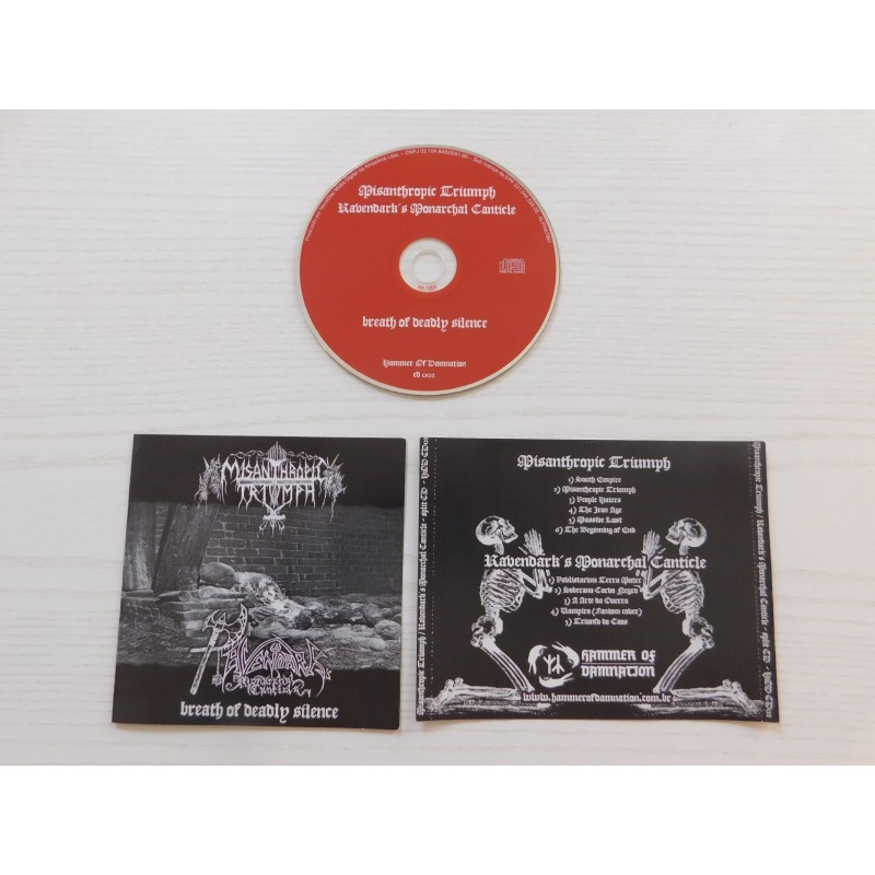 Misanthropic Triumph / Ravendark's Monarchal Canticle - Breath Of Deadly Silence Split CD
