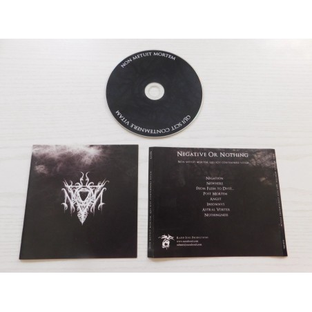 Negative Or Nothing - Non Metuit Mortem, Qui Scit Contemnere Vitam CD