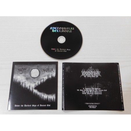 Nyctophilia / Hellmoon - Under The Darkest Sign Of Ancient Evil Split CD