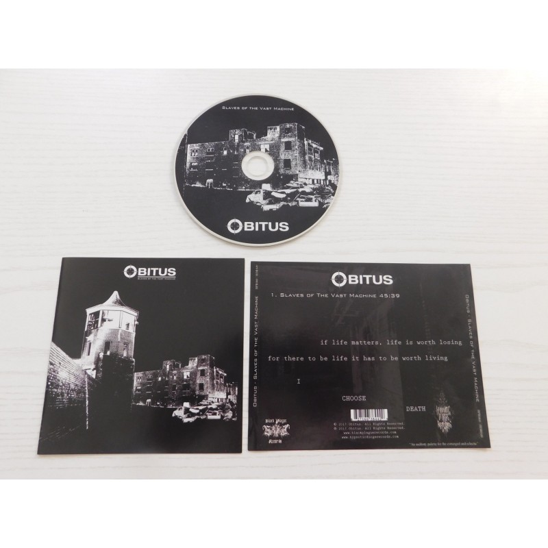 Obitus - Slaves Of The Vast Machine CD