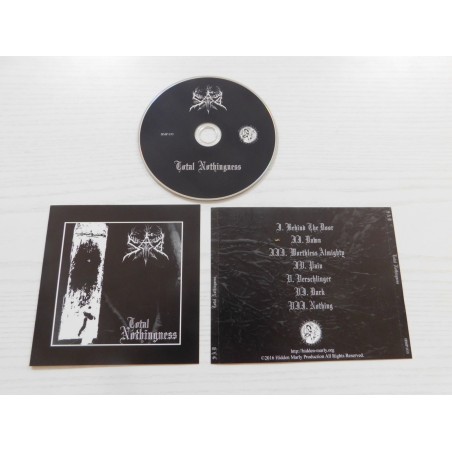 Sad - Total Nothingness CD