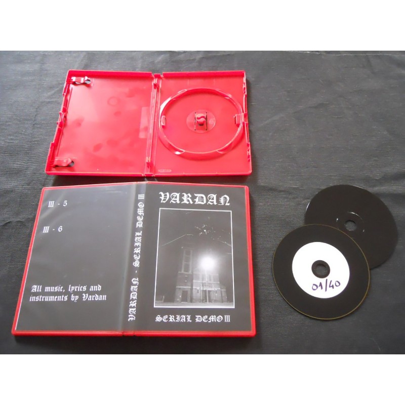 Vardan - Serial Demo III Polycarbonate Vinyl CD in red DVD box