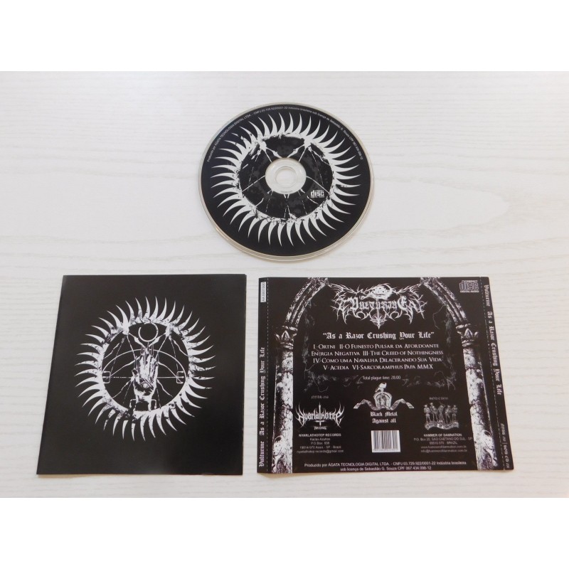 Vulturine - As A Razor Crushing Your Life CD