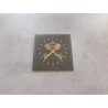 Black Hate / Be Persecuted - The Dark Key Of Enki Split Gatefold printed with GOLDEN INK 7" EP