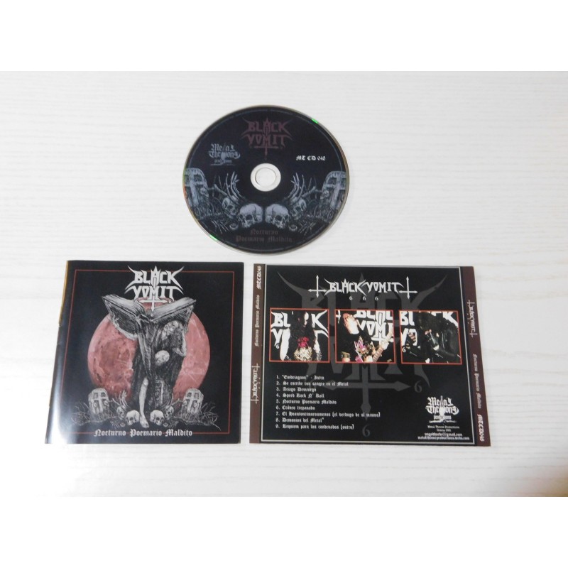 Black Vomit 666 - Nocturno Poemario Maldito CD
