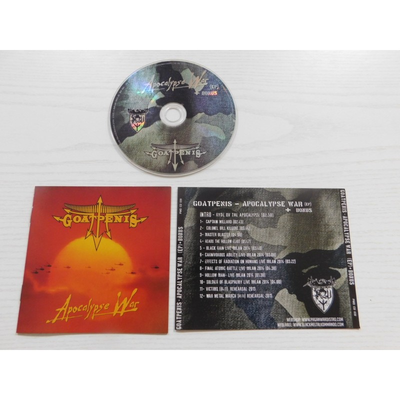 Goatpenis - Apocalypse War (EP + Bonus) CD
